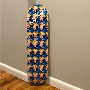 ANDY WARHOL MARILYN MONROE SKATEBOARD